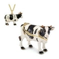 thumbnail image 4 of Pewter Black White Cow Trinket Box, 4 of 4