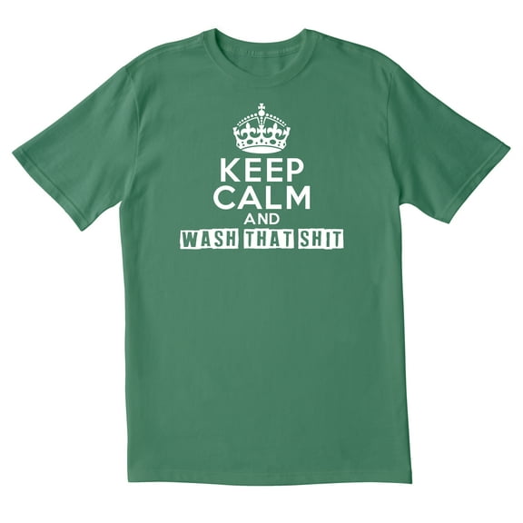 TotallyTorn Keep Calm And Wash Novelty Sarcastic Funny Mens Graphic T Shirts