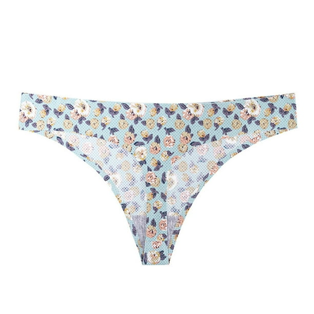 Cotton Underwear For Women,Seamless Thongs for Women No Show Underwear