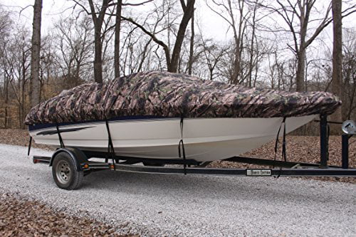 VORTEX CAMO 16' TO 17.5' VH BOAT COVER FOR FISHING/SKI/RUNABOUT 