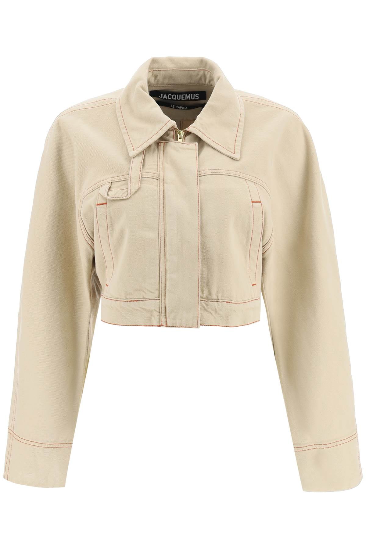 Jacquemus 'la veste de nimes meio' cropped denim jacket - Walmart.com