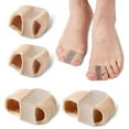 thumbnail image 2 of Visland Toe Straightener Anti-Slip Double Ring Toe Separator for Overlapping Toes & Hallux Valgus Relieve Foot Pain Orthopedic Bunion Corrector for All-Day Comfort, 2 of 8