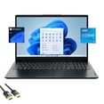 thumbnail image 1 of Lenovo IdeaPad 15.6 FHD Laptop, 10-Core i5-1235U, 16GB RAM, 2TB SSD, HDMI Cable, Win 11 Pro, Abyss Blue, 1 of 8