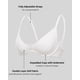 thumbnail image 3 of Sostén INLYRIC Inbarely Plus Escote Profundo Demi Sin Relleno 36C Blanco, 3 of 6