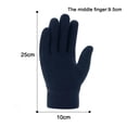 thumbnail image 5 of Yesbay 1 Pair Polar Fleece Gloves Men Women Warm Outdoor Cycling Driving Gloves Windproof Non-Slip Soft Thickened Gloves, 5 of 7