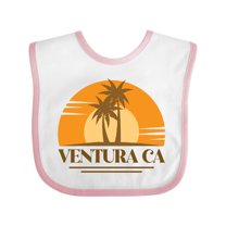 Inktastic Ventura California Retro Sunset Boys or Girls Baby Bib
