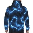 thumbnail image 7 of Naloa Blue Lightning Men's Casual Hooded Collar Drawstring Hoodies Pullover Sweatshirts Casual Long Sleeve Shirts-4X-Large, 7 of 7