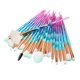 thumbnail image 1 of Juego de 20 brochas cosméticas con diseño de unicornio, brochas de mango largo, brochas de cerdas, brochas de maquillaje de ojos, herramientas de belleza y accesorios., 1 of 6