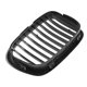 thumbnail image 3 of Glossy Black Front Hood Kidney Grille Grill ABS For- E39 5-Series 525 528 1995-2004 Front Bumper Gr, 3 of 5