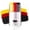 Belgium, variant on Yanxiao 2026 World Cup Face Paint, World Cup Themed Accessories, 3 Color USA Flag Face and Body Makeup Stick, International Competition and World Cup Soccer Party Supplies for American Team Fans