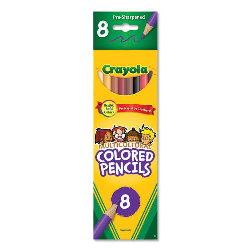 Crayola Multicultural Colored Pencils, Assorted Skin Tones, Set of 8 - image 2 of 6