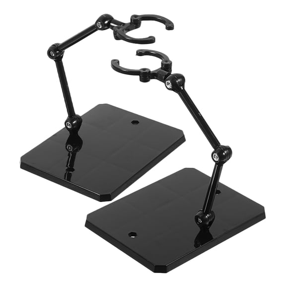 TABLETREANDS 2Pcs Action Figure Support Base with Stable Hold for Figure Collectors Hobbyists Desktop Use