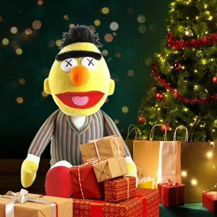 Sesame Street BERT 11" plush stuffed animal play toy fun learning Holiday Gift