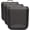 1-Pack, variant on PETGLE Polyester CD/DVD Portable Storage Binder with Handle, 400-Capacity, Black
