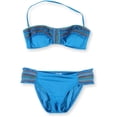 thumbnail image 2 of Bandeau de 2 piezas Lucky Brand Fiesta Basic Fit para mujer, azul, pequeño, 2 of 2