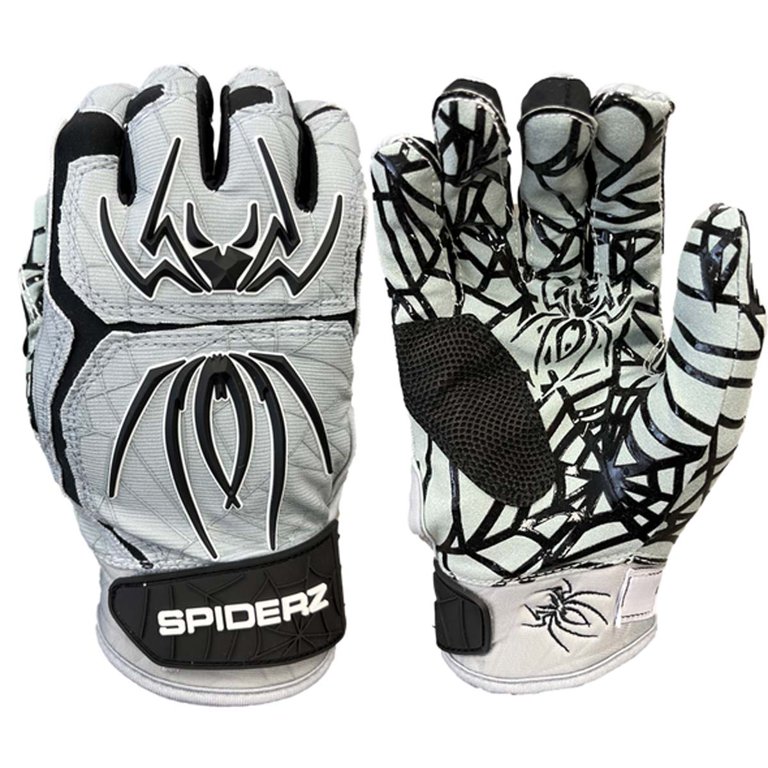 Spiderz 2022 Hybrid Series Mens Baseball Batting Gloves (Pair)