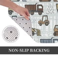 thumbnail image 6 of Pofeuu Tractor and Dumper Print Flannel Doormats Rug16"x24"Rug Washable Doormats Indoor Outdoor Rugs for Layered Front Door Mats, Porch, Kitchen, Entryway, 6 of 7