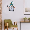 thumbnail image 3 of Gnome Home Decor Wall Clock, Modern Creative Household Simple Garden Decorative Clock Mute Wall Chart Clock, Fashion Art Decoration Wall Clock for Living Room,Bedroom,Kitchen, 3 of 9