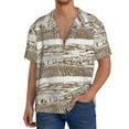 thumbnail image 3 of Sigee Vineyard Landscape 1 Print Men's Shirts Casual Button Down Short Sleeve Summer Beach Shirt Hawaiian Vacation Shirts Tee Shirt-XX-Large, 3 of 7