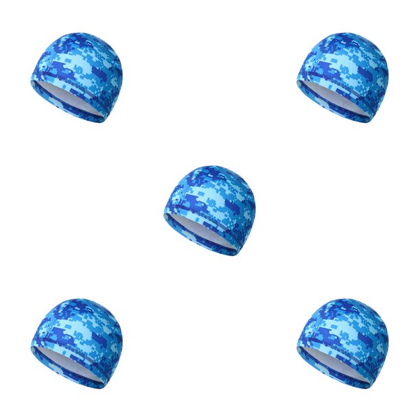 Gorras de calavera Naiovety Cómodas Camuflaje Azul 5Conjunto