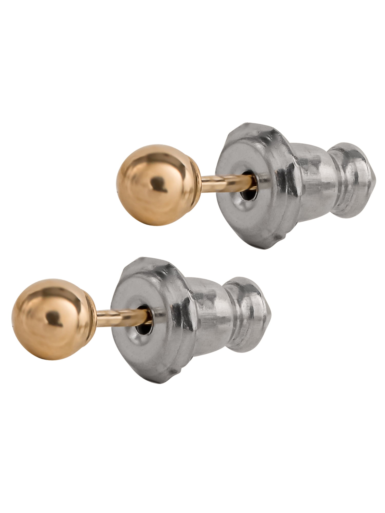 Brilliance Fine Girl’s/Tween 14K Yellow Gold, Ball Stud Earrings