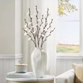 thumbnail image 4 of XJGHHSY 5 Pcs Artificial White Plum Blossom Faux Flowers Silk Simulation Flowers Bouquet for Home Kitchen office DIY Hotel Vase Centerpieces Decoration,White, 4 of 8