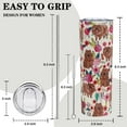 thumbnail image 2 of Pomeranian Tumbler - Stainless Steel Vacuum Insulated Double Wall Travel Thermos Tumbler - Dog Lovers Gifts for Women - Insulated Coffee Tumblers for Hot and Cold Drinks - With Straw and Lid 20 OZ, 2 of 6