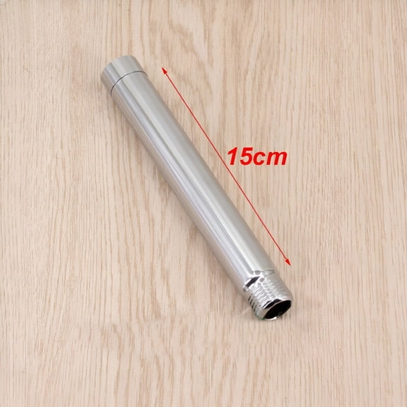HIBIBUD 2026 New Shower Head Extension Arm,Shower Arm Extension Shower Head Extender Made of 304 Stainless Steel Shower Pipe Extension,Chrome 6 Inches for Bathroom,Shower,Home,Hotel