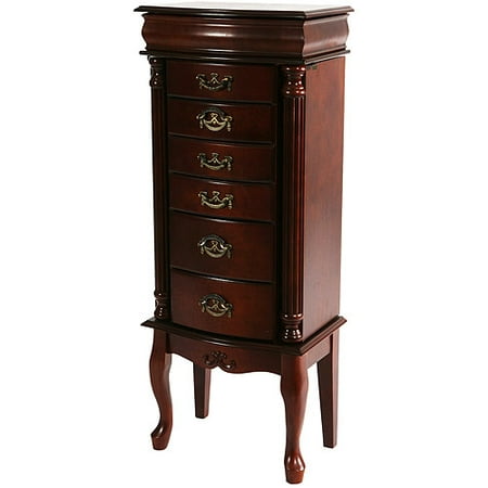 Kensington Jewelry Armoire, Mahogany