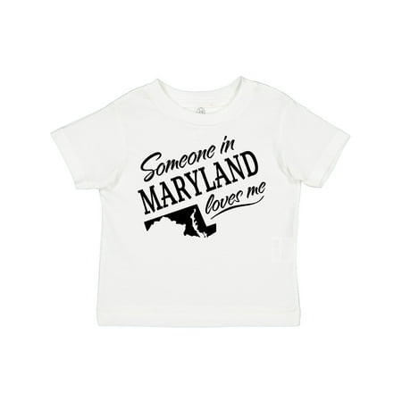 

Inktastic Someone in Maryland Loves Me Gift Toddler Boy or Toddler Girl T-Shirt