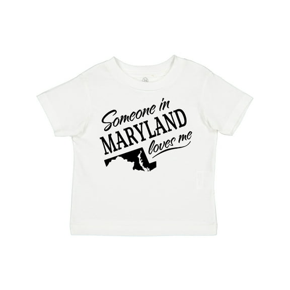 Inktastic Someone in Maryland Loves Me Boys or Girls Toddler T-Shirt