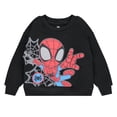 thumbnail image 2 of Marvel Spider-Man Toddler Boys Long Sleeve Crewneck Sweatshirt, Red, 3T, 2 of 5