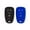 Black & Blue, variant on Autobase Silicone Key Fob Cover for Chevy Malibu Camaro Trax Traverse Trailblazer Sonic Cruze Blazer Volt Equinox Spark | Car Accessory for Chevrolet | Key Protection Case 2 Pcs (Black & Blu