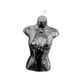 thumbnail image 5 of Gancho para colgar ropa con torso de maniquí femenino para tienda minorista Negro, 5 of 9