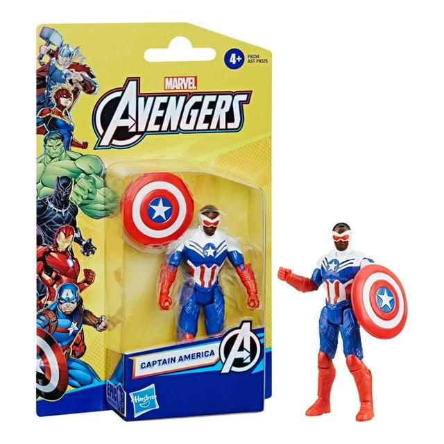 Figura de Acción Hasbro Marvel Captain America 4 Pulgadas