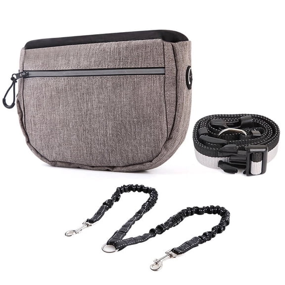 Pet Dog Treat Pouch Waist Bag,Closing Waterproof Oxford Adjustable Training Belt Bags Dispenser for Dog Cat Running, Walking, Feeding