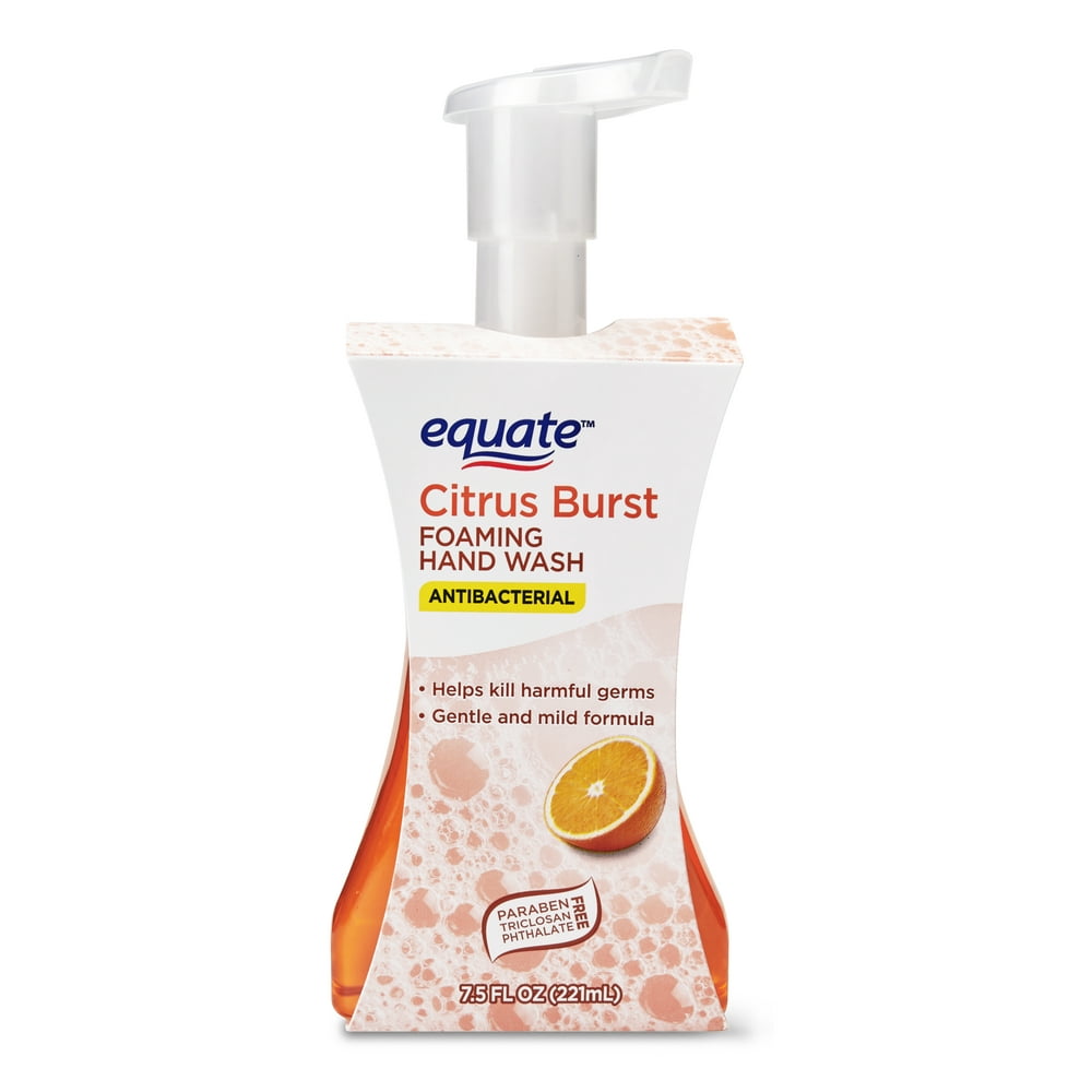 Equate Citrus Burst Foaming Hand Soap, 7.5 fl oz - Walmart.com