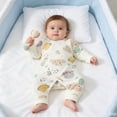 thumbnail image 5 of Ynynloco Kimono Tie Long Sleeve Soft One Piece, 100% Organic Cotton Baby Clothes for Girls & Boys, Preemie, Newborn & Infant, 5 of 7