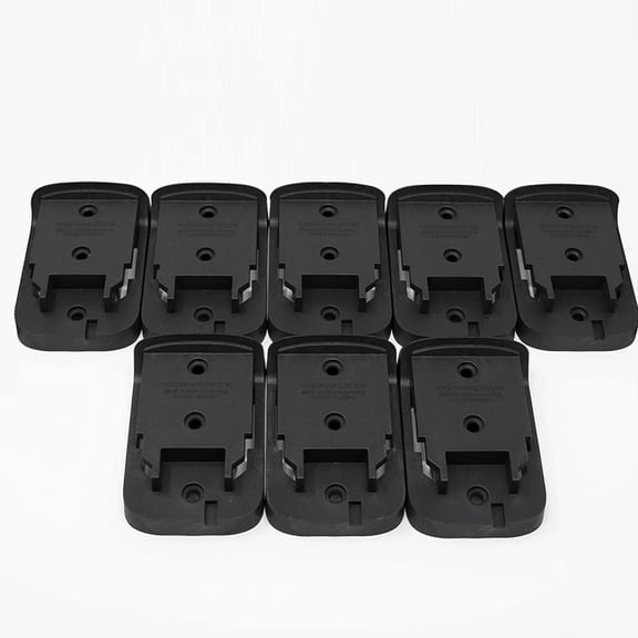 Dewalt Tool Holder Organization - Fits 20V - 8 DeWalt Tool Mounts | Dewalt Drill Holder Wall Mount | Made in North America | Screws Included | Strongest Dewalt Tool Mount Organizer