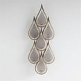 thumbnail image 2 of Mercana Edidon Seven Candle Gold Metal Decorative Wall Sconce, 2 of 7