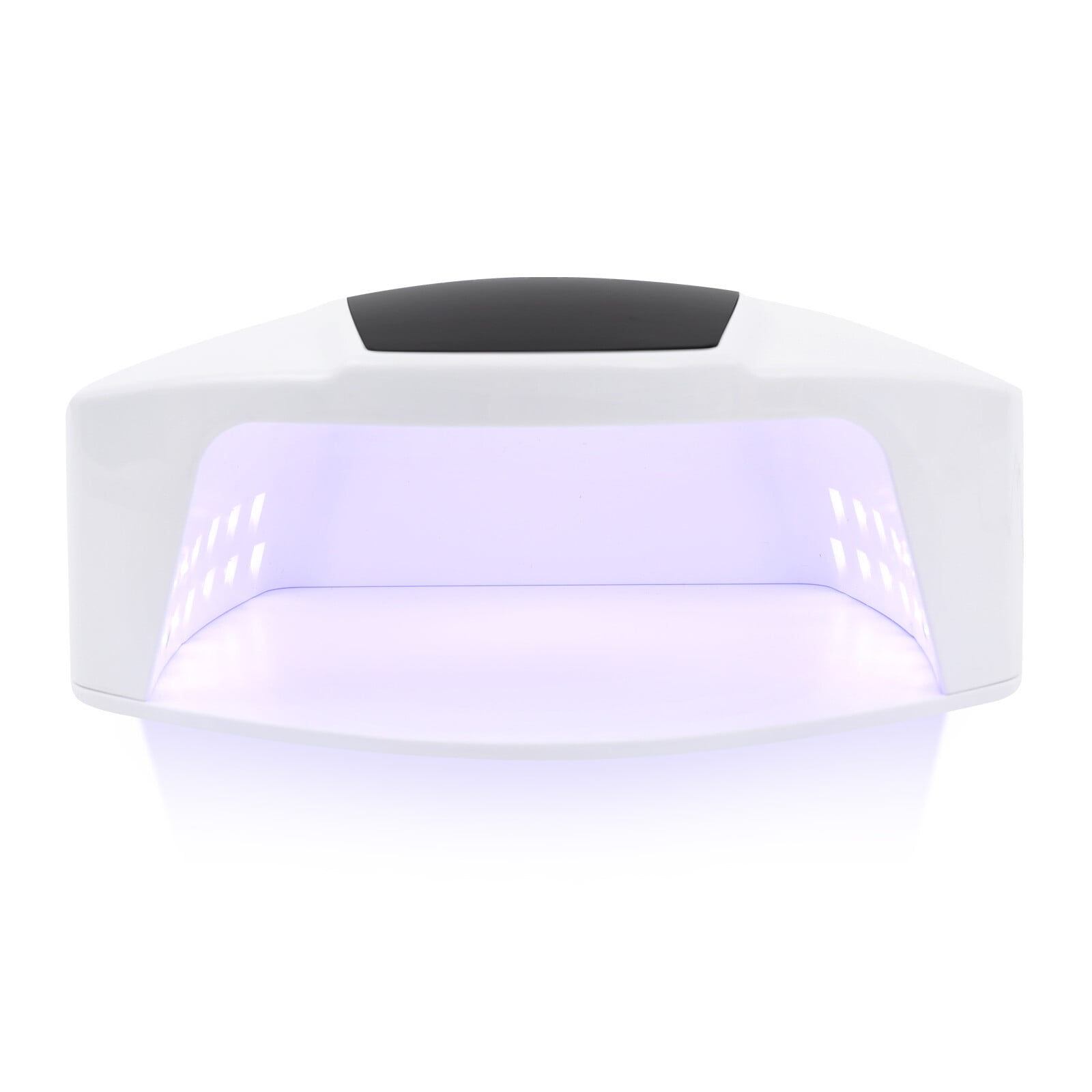 1 PCS Rechargeable Nail Lamp, LED Manicure Desk Lamp, Automatic Sensor UV LED Nail Dryer, White+ Red+ Black