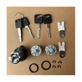 thumbnail image 3 of Cilindro de cerradura de puerta de automóvil y llaves para F350 F2501997-1999 Super Duty 7C3Z1521990A Plata, 3 of 5