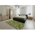 thumbnail image 5 of Ahgly Company Machine Washable Indoor Round Transitional Sepia Brown Area Rugs, 4' Round, 5 of 7