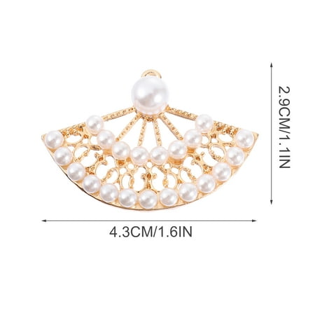 

NICEXMAS 10pcs Antique Fan Charms Necklace Making Accessories Handmade DIY Pendants