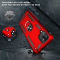 thumbnail image 4 of for Galaxy A42 5G Case with Screen Protector, Grade Shockproof Cover Pass 16ft Drop Test Protective Phone Case with  Kickstand Car Holder for Samsung Galaxy A42 5G Red, 4 of 14