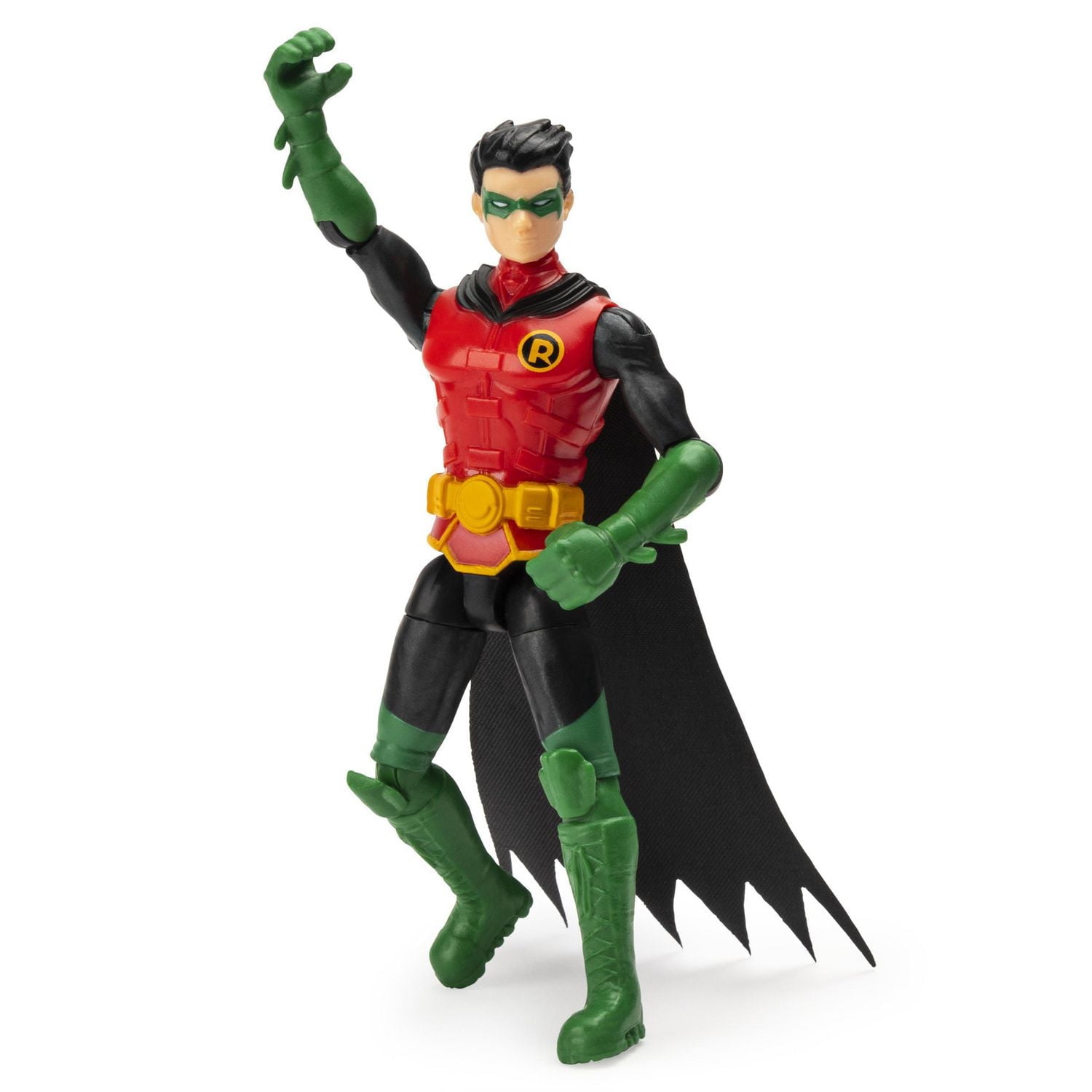 BATMAN, 4-Inch ROBIN Action Figure with 3 Mystery Accessories, Mission 1