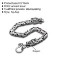 thumbnail image 2 of Bracelet en Acier Inoxydable Chaîne à Maillons pour Hommes Femmes Garçons Résistance à l'Eau, 2 of 5