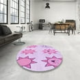 thumbnail image 3 of Ahgly Company Indoor Rectangle Patterned Orchid Purple Area Rugs, 2' x 5', 3 of 6