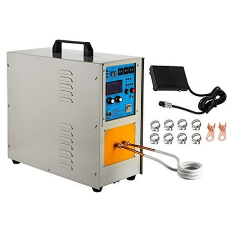 - BestEquip 15KW High Frequency Induction Heater 30-100KHz Melting Furnace Portable Electric Solid State Induction Heater with Timers for Gold and Silver Melting