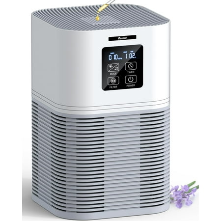 

VEWIOR 2-in-1 Air Purifier with H13 HEPA Filters Quiet Odor Eliminator for Home Allergies & Pet Hair Aromatherapy Diffuser for Bedroom & Office (FBA Shipment)